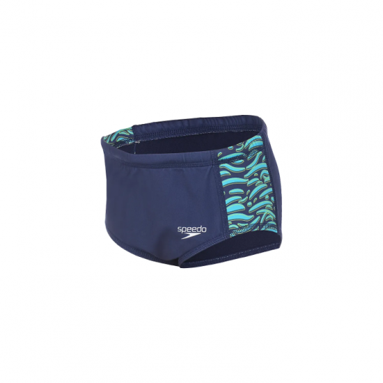 SUNGA SPEEDO INFANTIL TRADICIONAL SCRAWL - TIGRE MARINHO